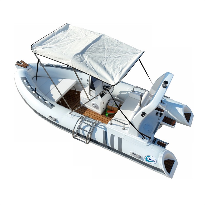 Čoln gumenak trdo dno 480cm BELI dizajn