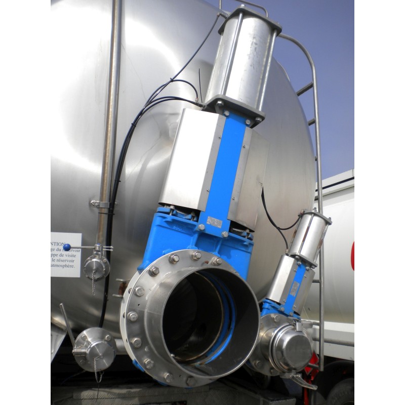 Nožni zasun s pnevmatskim pogonom